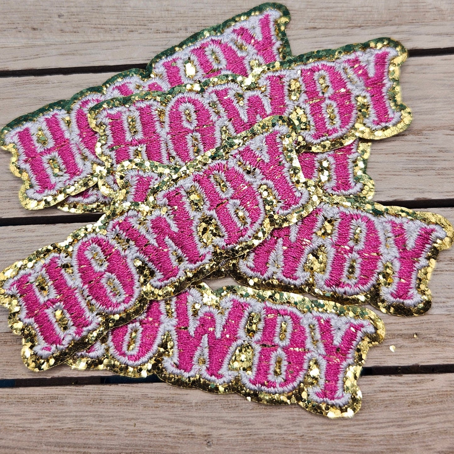 Iron On Hat Patches: Howdy