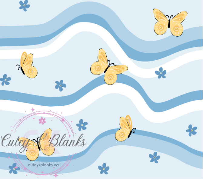Tumbler Wraps - Happy Daisy - TW100078 - Cutey K Blanks