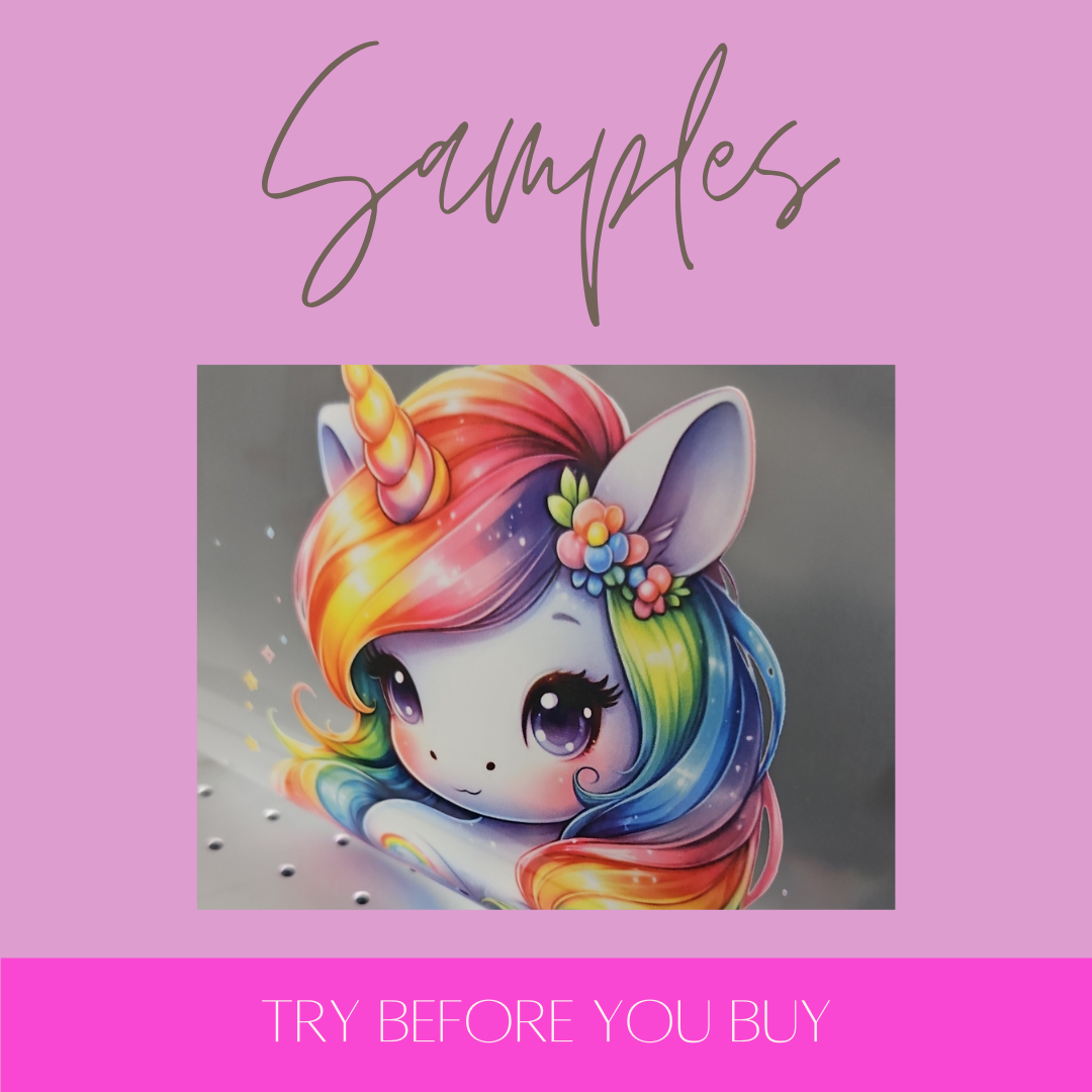 Samples - DTF, UV DTF, Printed Vinyl