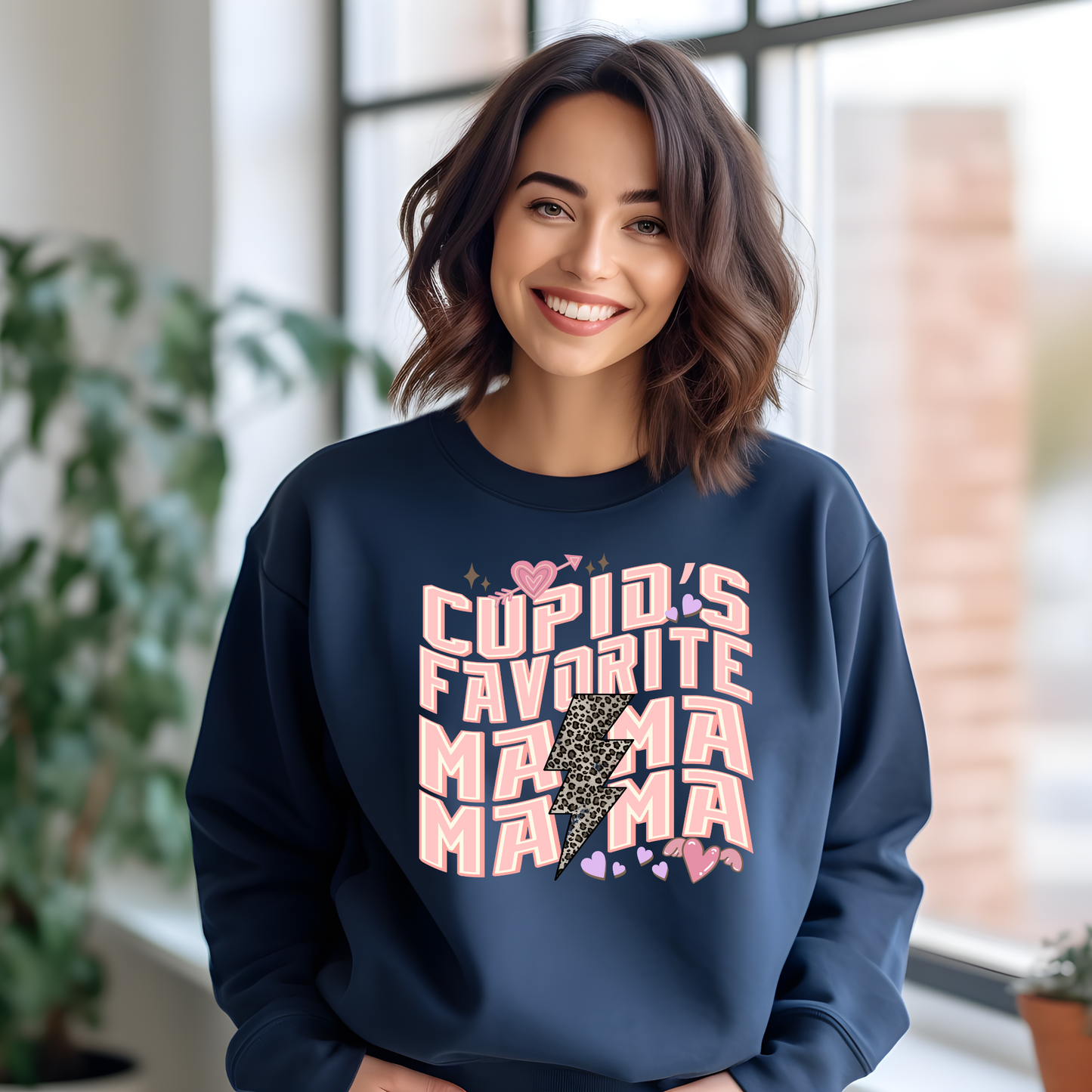 DTF Shirt Transfer - Ready to Press - Cupid's Favorite Mama - DTF100130