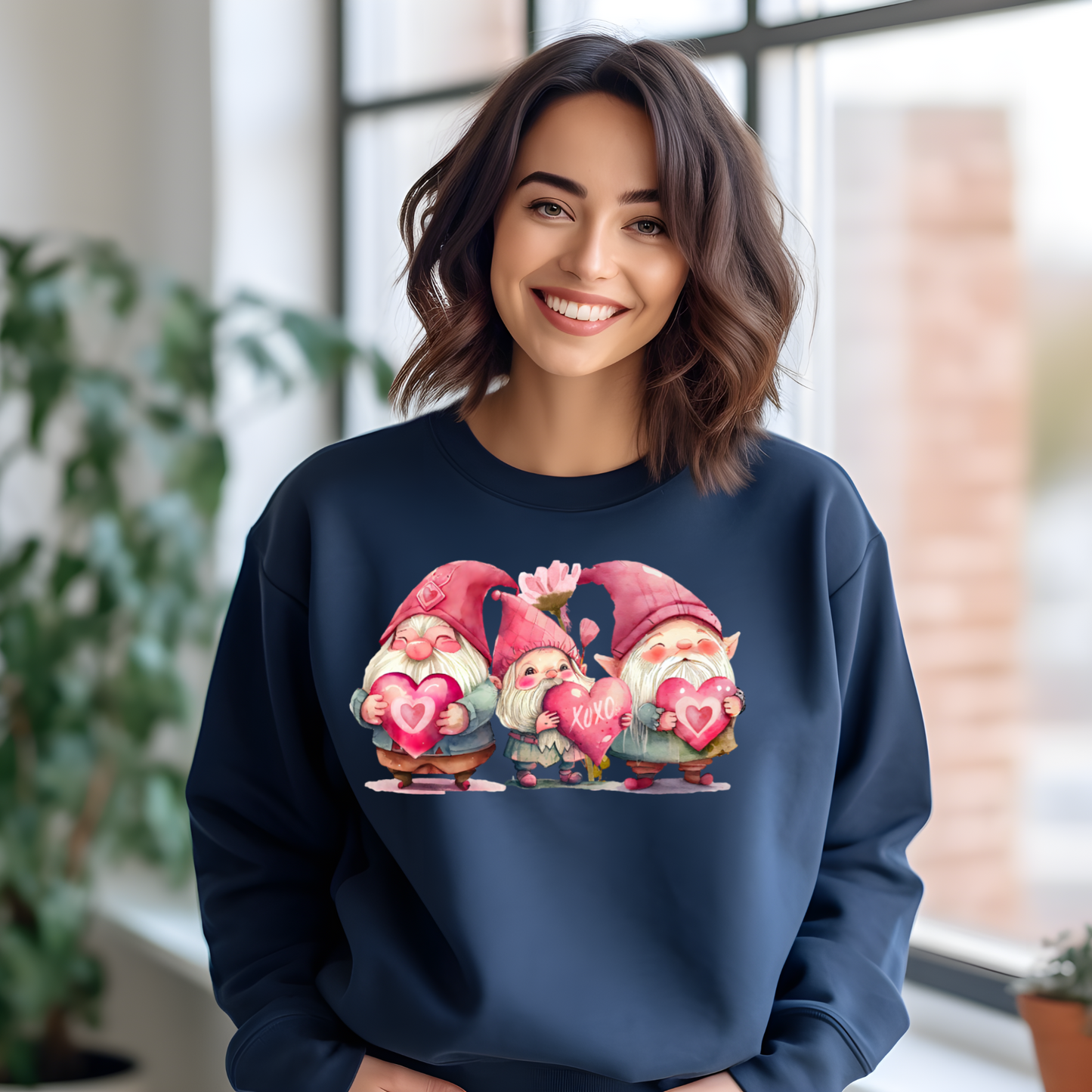 DTF Shirt Transfer - Ready to Press - Valentine's Gnomes - DTF100142