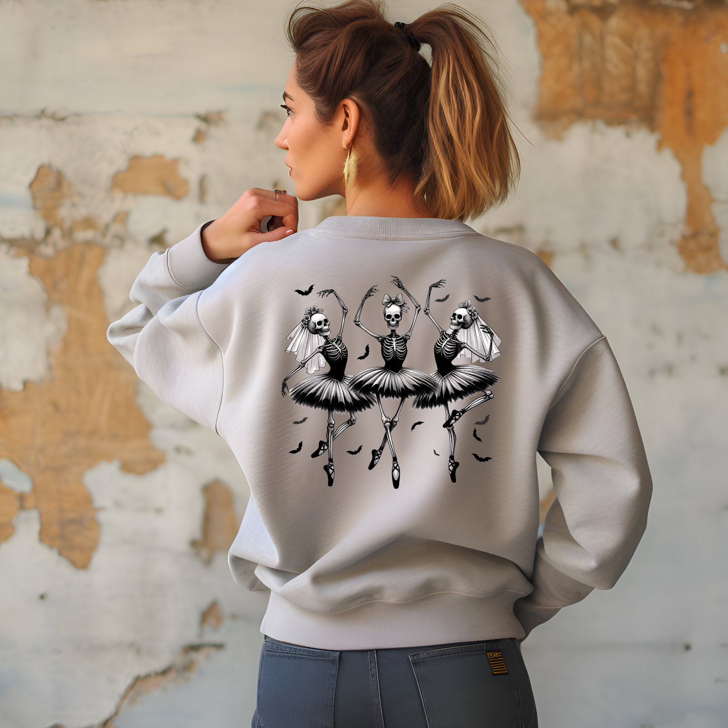 DTF Shirt Transfer - Ready to Press - Halloween Ballerina - DTF100173