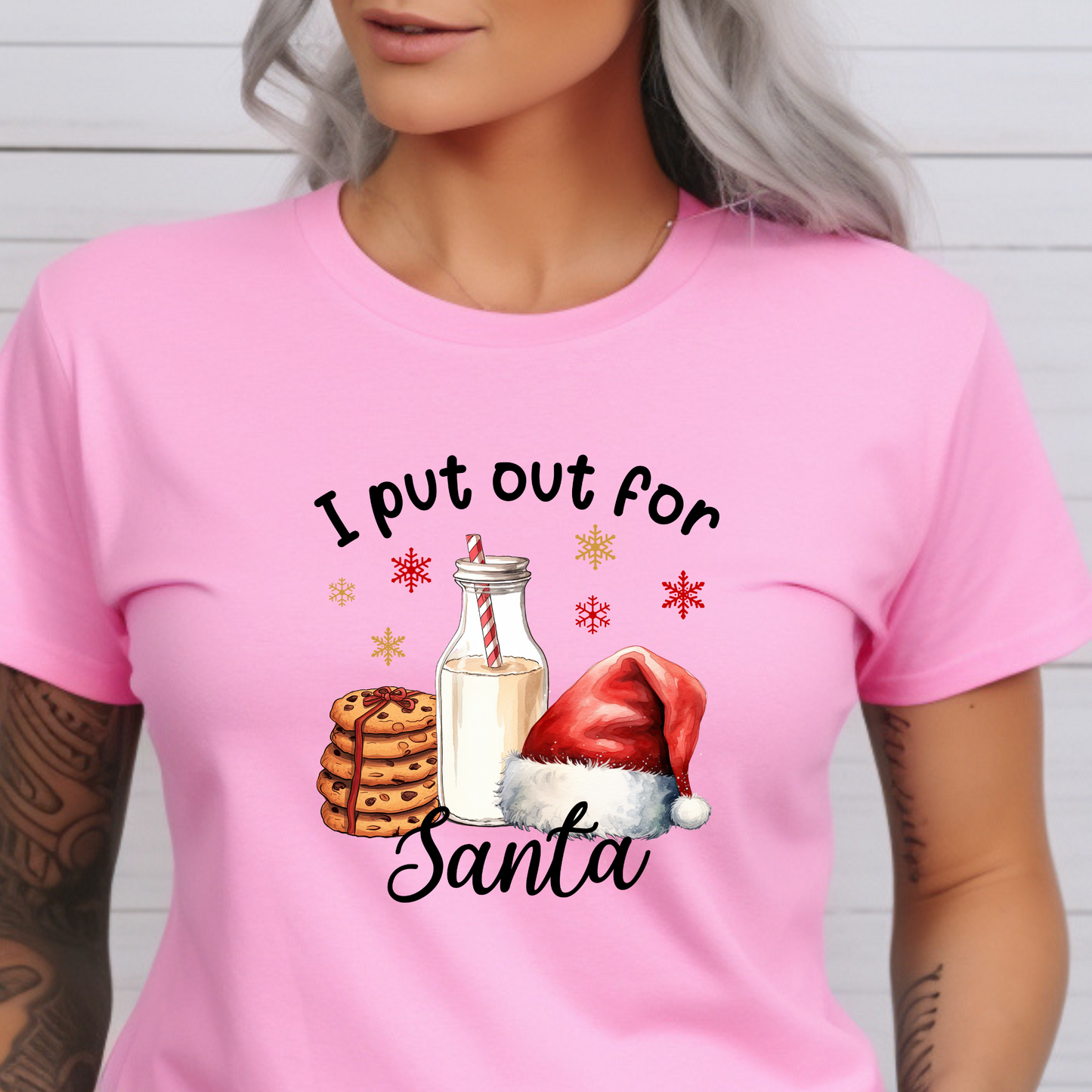 DTF Shirt Transfer - Ready to Press - For Santa - DTF100212