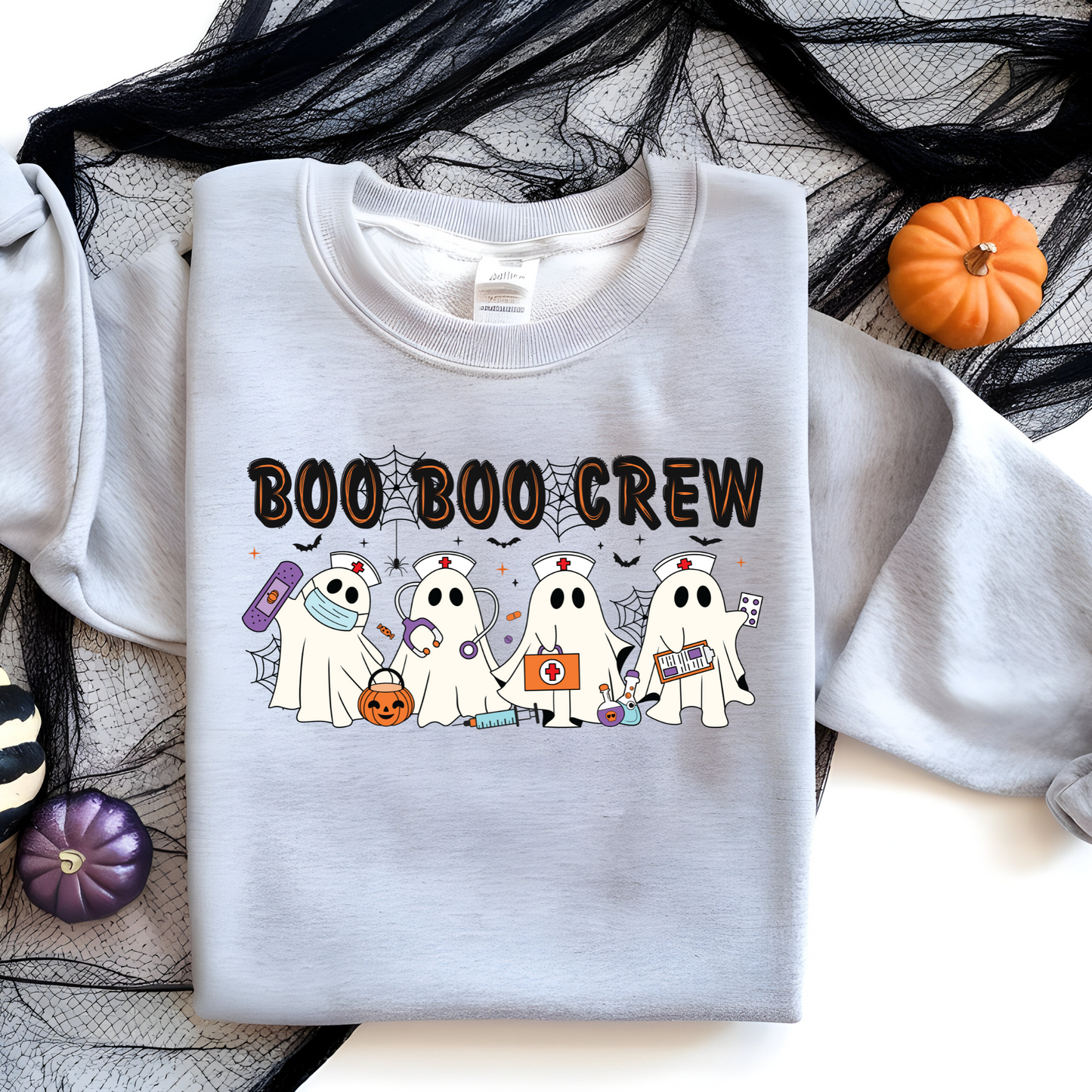 DTF Shirt Transfer - Ready to Press - Boo Boo Crew - DTF100284