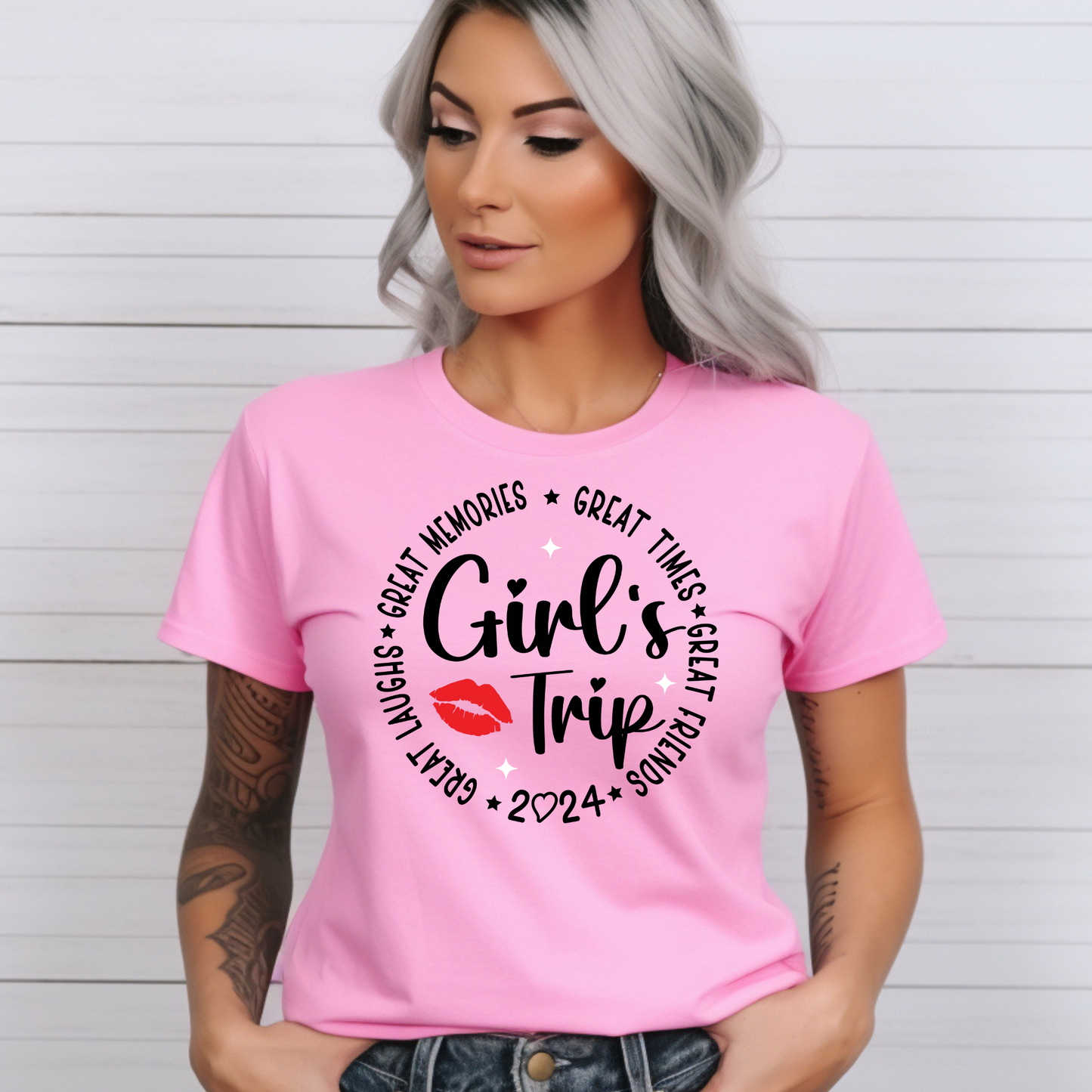 Clear Film Full Colour Soft Thin Matte Screen Print Transfer: Girls Trip