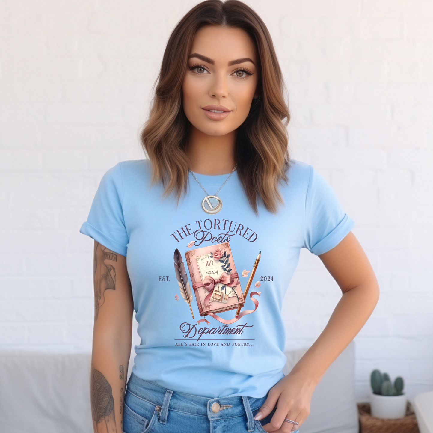 Clear Film Full Colour Soft Thin Matte Screen Print Transfer: Tortured Poets