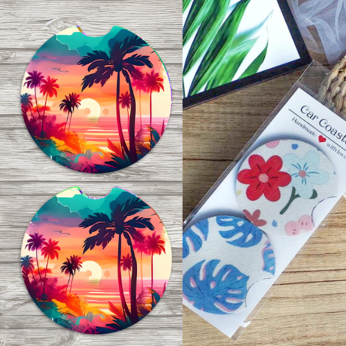 Ready Made Car Coaster Design 5