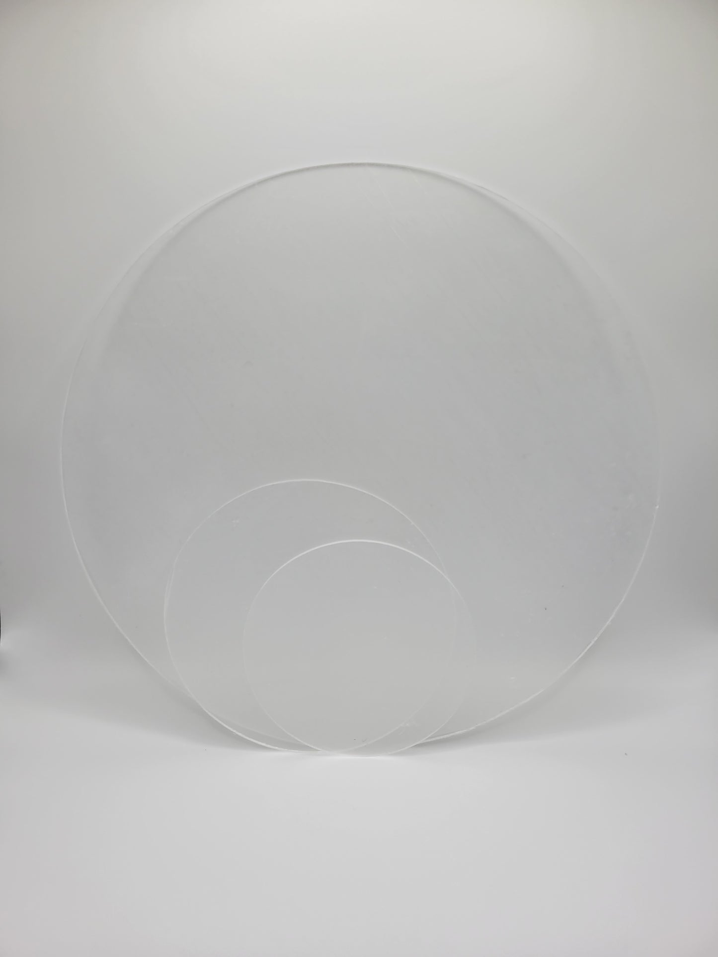 Clear Acrylic Rounds in 4 Sizes - See listing for Tiered Pricing - Cutey K Blanks