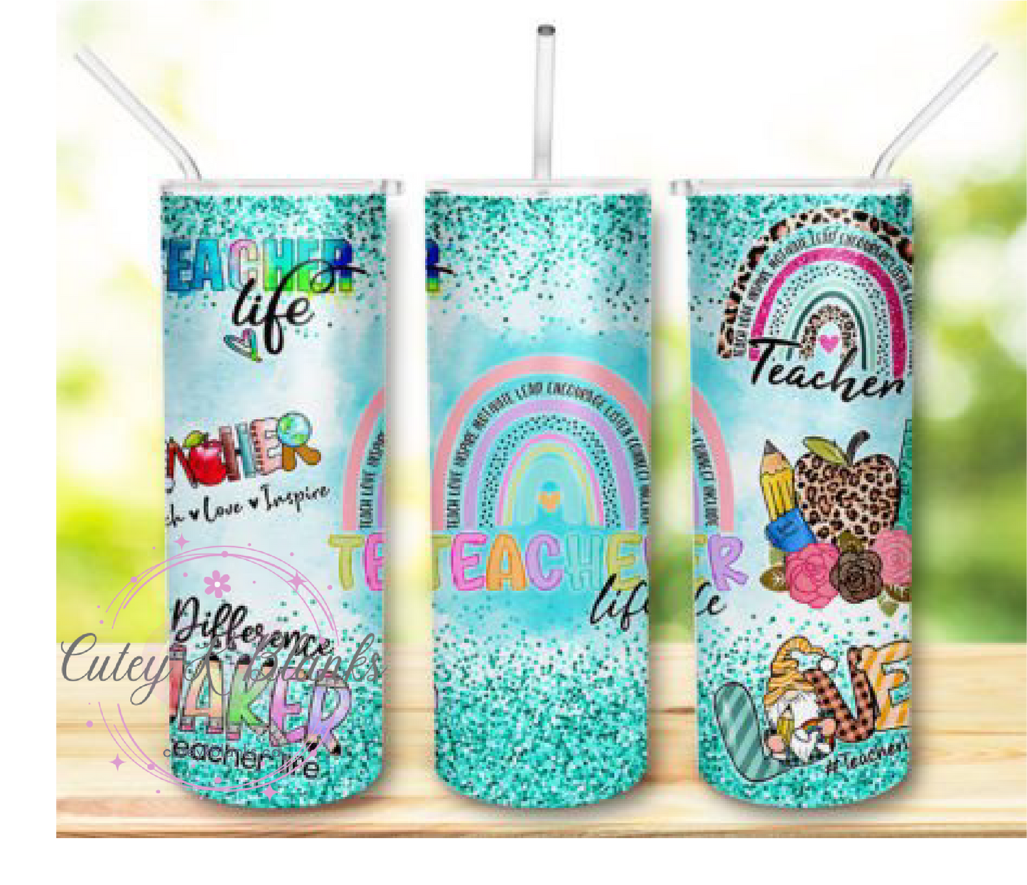 Tumbler Wraps - Teacher - TW100025 - Cutey K Blanks