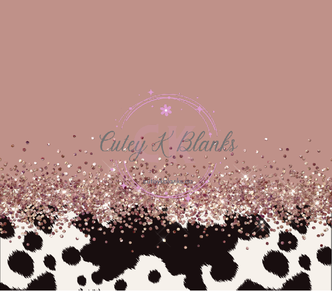 Tumbler Wraps - Cow Hide - TW100042 - Cutey K Blanks