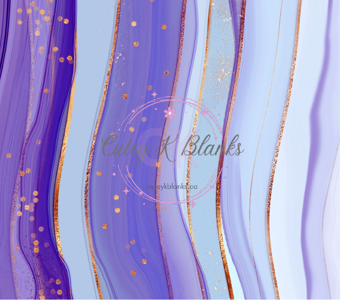 Tumbler Wraps - Purple Vibes - TW100044 - Cutey K Blanks