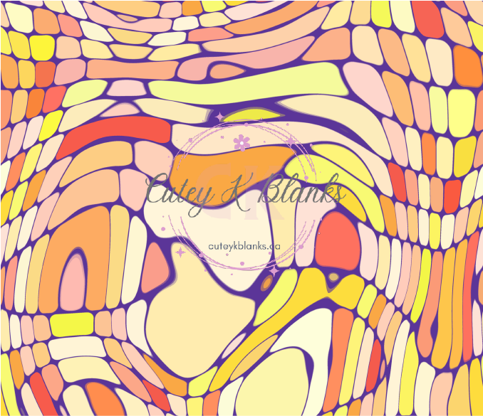 Tumbler Wraps - Retro Funk - TW100050 - Cutey K Blanks