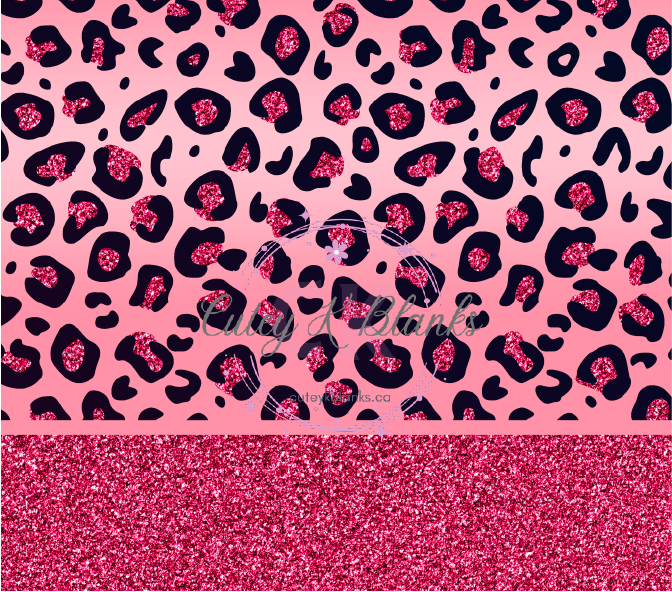 Tumbler Wraps - Glitter Leopard - TW100063 - Cutey K Blanks
