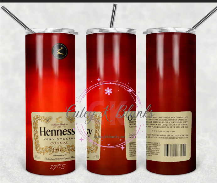 Tumbler Wraps - Hennesy - TW100064 - Cutey K Blanks