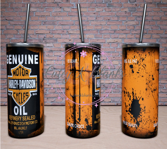 Tumbler Wraps - Harley - TW100065 - Cutey K Blanks