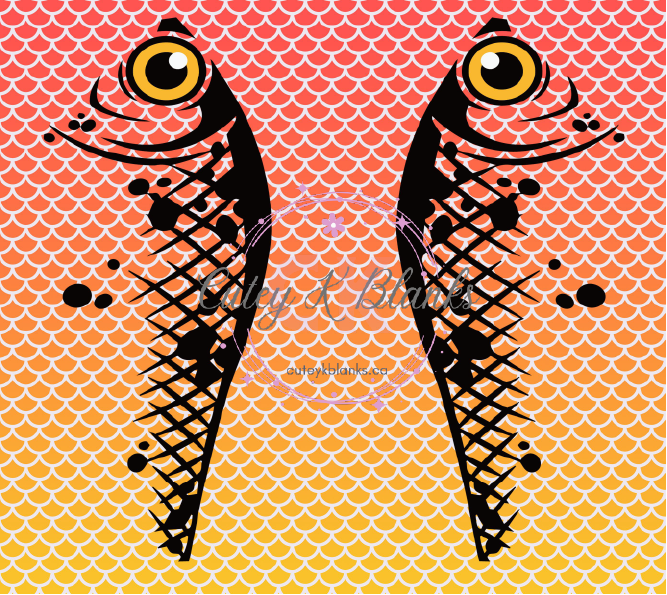 Tumbler Wraps - Fishing - TW100067 - Cutey K Blanks