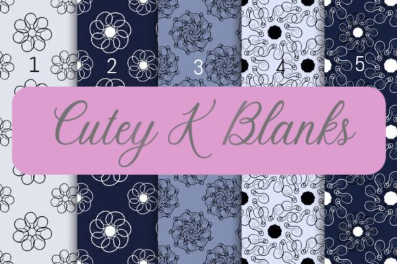 Printed Vinyl and HTV -Floral - PV100018 - Cutey K Blanks