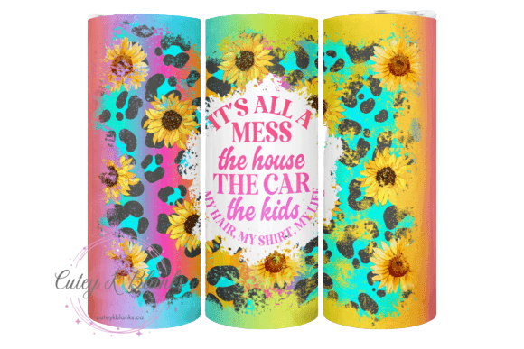 Tumbler Wraps - Funny Mom - TW100017 - Cutey K Blanks