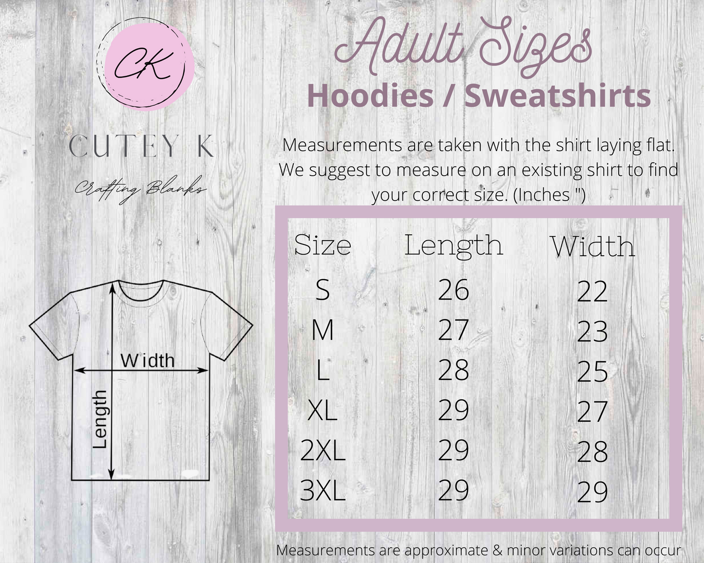 Adults 100% Polyester Hoodies for Sublimation or HTV - Cutey K Blanks