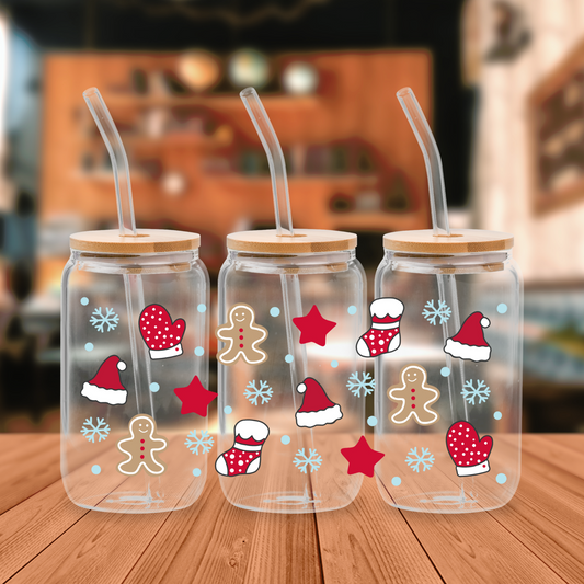 Sublimation Transfer Print - Ready to Press - 16oz Tumblers - Christmas - S100022