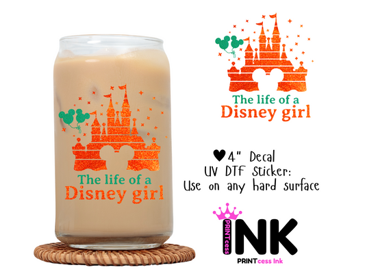 UV DTF Sticker | Ready to Apply Decal | Waterproof Permanent Sticker for Tumblers, Cups, Laptops, and More| Tumbler Cup Decal 4" UV DTF  Sticker: Showgirl Era UVDTF100568