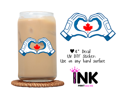 Blue Jays UVDTF100623 UV DTF Sticker | Ready to Apply Decal | Waterproof Permanent Sticker for Tumblers, Cups, Laptops, and More| Tumbler Cup Decal 4" UV DTF  Sticker