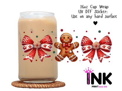 Winter UVDTF100715 UV DTF Sticker | Ready to Apply Decal | Waterproof Permanent Sticker for Tumblers, Cups, Laptops, and More| Tumbler Cup Decal 4" UV DTF  Sticker