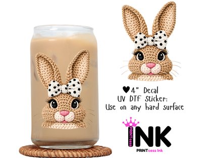 Easter UVDTF100752 UV DTF Sticker | Ready to Apply Decal | Waterproof Permanent Sticker for Tumblers, Cups, Laptops, and More| Tumbler Cup Decal 4" UV DTF  Sticker