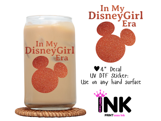 UV DTF Sticker | Ready to Apply Decal | Waterproof Permanent Sticker for Tumblers, Cups, Laptops, and More| Tumbler Cup Decal 4" UV DTF  Sticker: Showgirl Era UVDTF100572