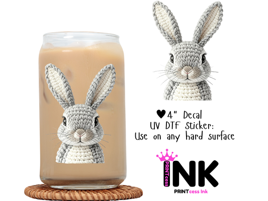 🎁 Easter UVDTF100743 UV DTF Sticker | Ready to Apply Decal | Waterproof Permanent Sticker for Tumblers, Cups, Laptops, and More| Tumbler Cup Decal 4" UV DTF  Sticker (100% off)