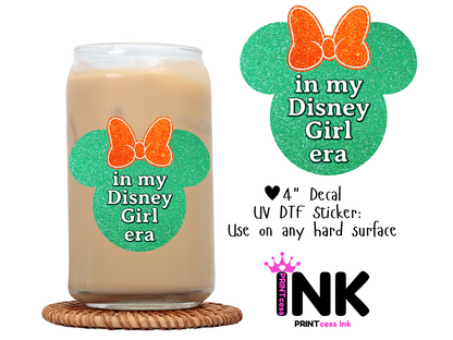 UV DTF Sticker | Ready to Apply Decal | Waterproof Permanent Sticker for Tumblers, Cups, Laptops, and More| Tumbler Cup Decal 4" UV DTF  Sticker: Showgirl Era UVDTF100574