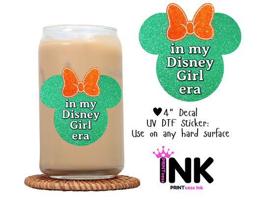 UV DTF Sticker | Ready to Apply Decal | Waterproof Permanent Sticker for Tumblers, Cups, Laptops, and More| Tumbler Cup Decal 4" UV DTF  Sticker: Showgirl Era UVDTF100574