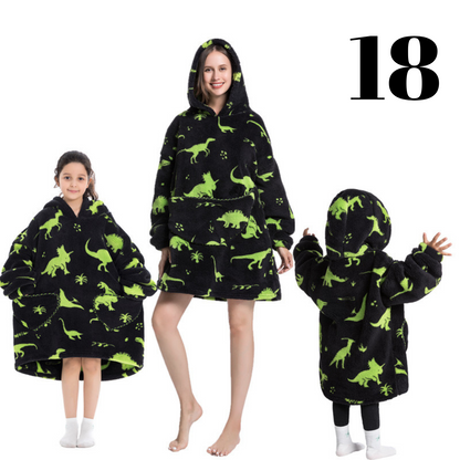 Christmas Hoodie Blankets