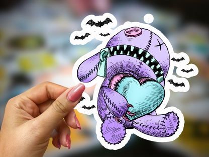 Cute Halloween Sticker | Halloween Sticker | Monster | Glossy sticker | gift for halloween, kids, children DS100241