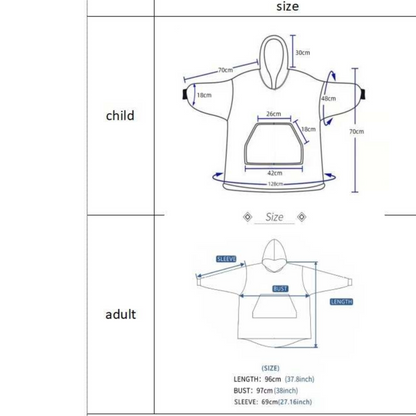 Christmas Hoodie Blankets