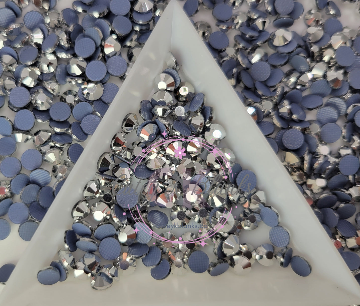 Mine Silver Glass Hotfix Rhinestones | Shirt rhinestones | Bling 3MM-SS12 | 4MM-SS16 |5MM-SS20 | Apparel Stones