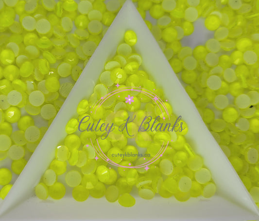 Citrine Neon Glass Hotfix Rhinestones | Shirt rhinestones | Bling 3MM-SS12 | 4MM-SS16 |5MM-SS20 | Apparel Stones