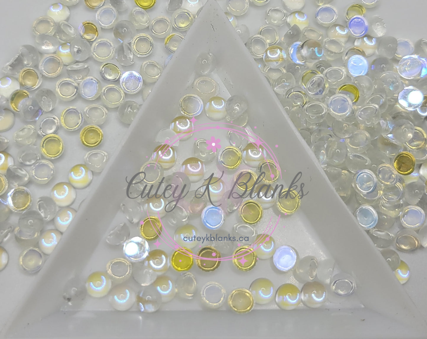 Crystal Aurora Mermaid Glass Flatback Rhinestones | Craft rhinestones | Bling 3MM-SS12 | 4MM-SS16 |5MM-SS20 | DIY, Nail Art, Tumbler