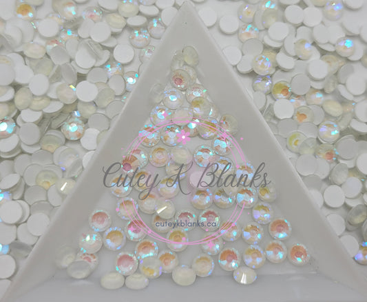 Crystal Luminous Glass Flatback Rhinestones | Craft rhinestones | Bling 3MM-SS12 | 4MM-SS16 |5MM-SS20 | DIY, Nail Art, Tumbler | 1440 per bag