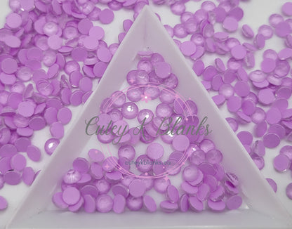 Light Violet Neon Glass Flatback Rhinestones | Craft rhinestones | Bling 3MM-SS12 | 4MM-SS16 |5MM-SS20 | DIY, Nail Art, Tumbler | 1440 per bag