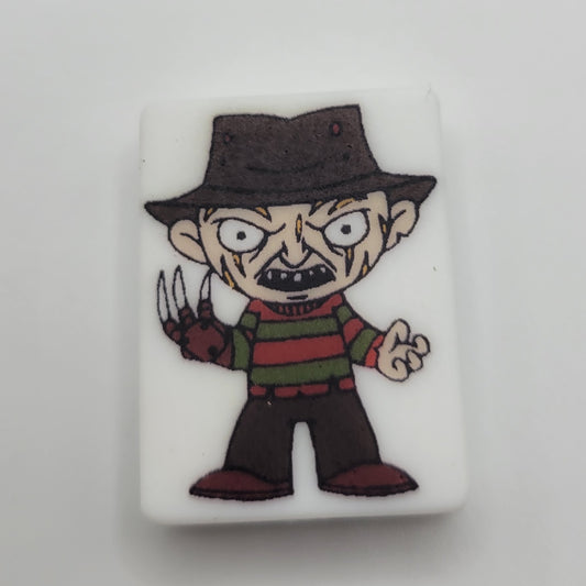 Silicone Focal Beads: Freddie Horror | Cartoon Beads | DIY Craft Beads | Beads for wristlets, pens, keychains