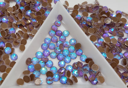 Coffee Luminous Glass Flatback Rhinestones | Craft rhinestones | Bling 3MM-SS12 | 4MM-SS16 |5MM-SS20 | DIY, Nail Art, Tumbler | 1440 per bag