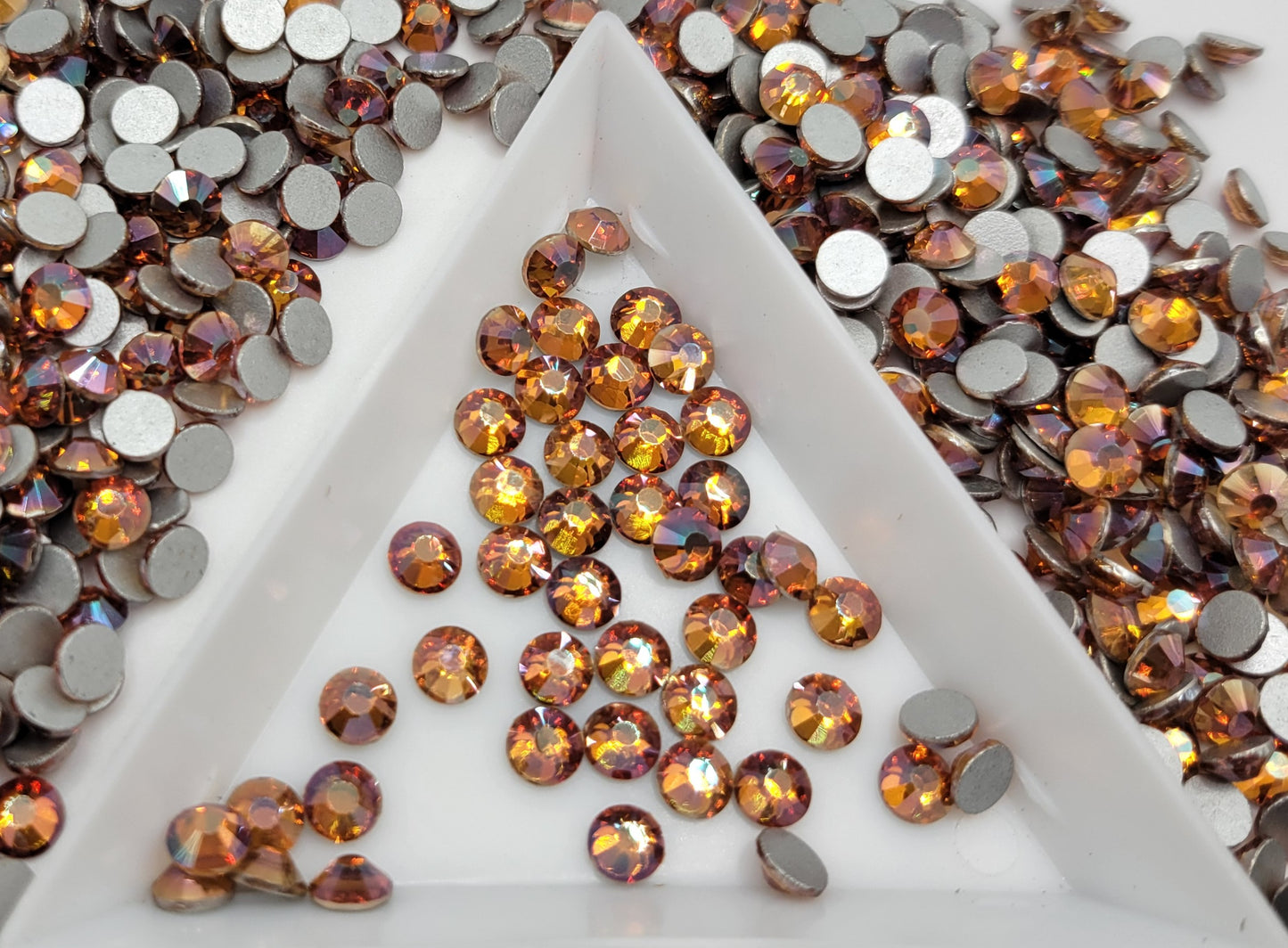 Sunset Glory Flatback Rhinestones | Craft rhinestones | Bling 3MM-SS12 | 4MM-SS16 |5MM-SS20 | DIY, Nail Art, Tumbler | 1440 per bag