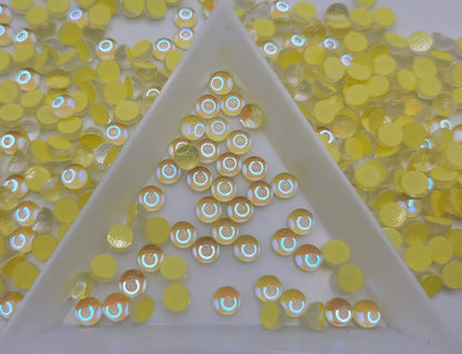 Jonquil Mermaid Glass Flatback Rhinestones | Craft rhinestones | Bling 3MM-SS12 | 4MM-SS16 |5MM-SS20 | DIY, Nail Art, Tumbler | 1440 per bag