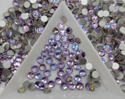 Air Violet Glass Flatback Rhinestones | Craft rhinestones | Bling 3MM-SS12 | 4MM-SS16 |5MM-SS20 | DIY, Nail Art, Tumbler