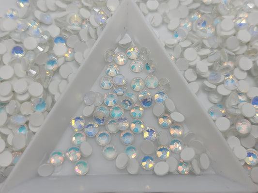 Crystal Luminous Opal Glass Flatback Rhinestones | Craft rhinestones | Bling 3MM-SS12 | 4MM-SS16 |5MM-SS20 | DIY, Nail Art, Tumbler | 1440 per bag