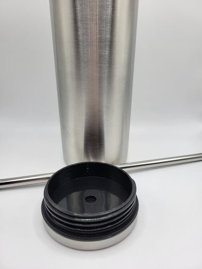 20oz Stainless Steel Tumbler with Stainless Lid