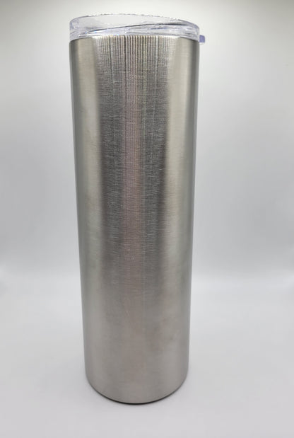 24oz Stainless Steel Tumbler with Plastic Lid