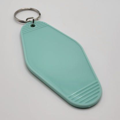 Motel Keychain Blanks - 8 Colours. For vinyl, UV DTF, Resin