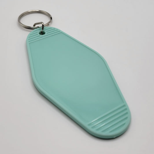 Motel Keychain Blanks - 8 Colours. For vinyl, UV DTF, Resin